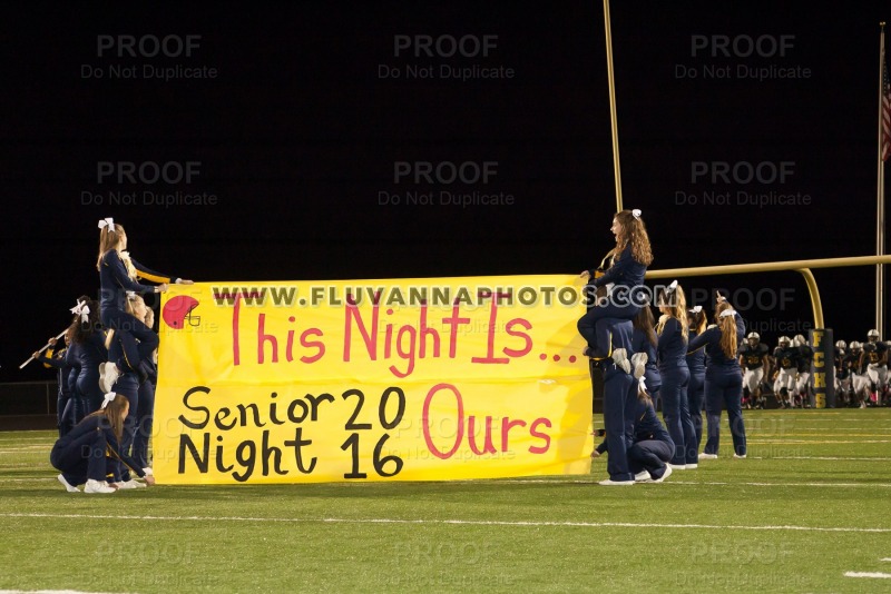 Varsity Football vs. Powhatan *Senior Night* (10/28/16)