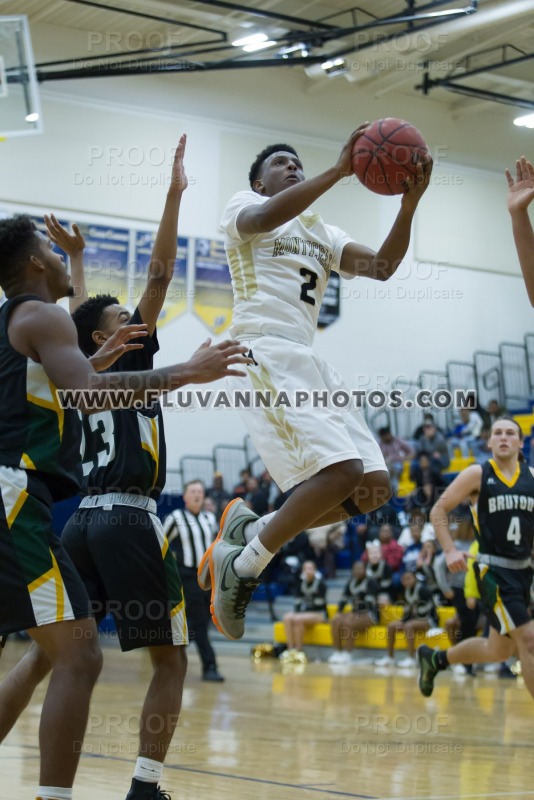 Varsity Boys Basketball Bruton vs. Monticello (12/28/17)