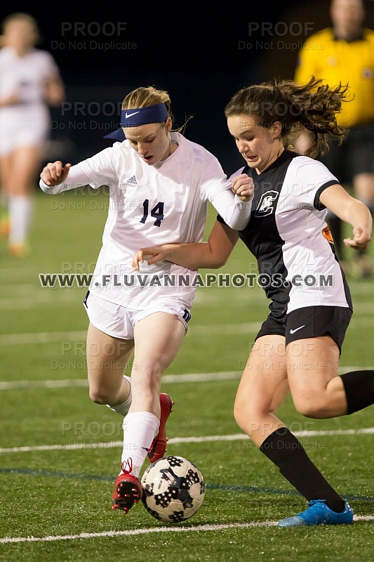 Varsity Girls Soccer vs. Charlottesville (4/16/18)