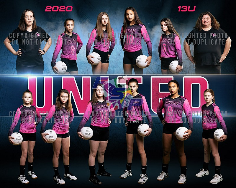 United Volleyball Team/Individual Photos - 2020